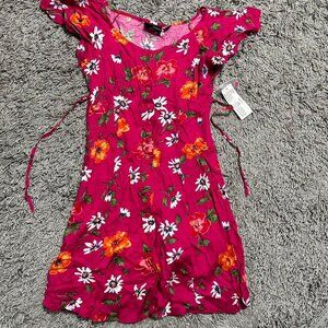 NWT 2000s Floral Button Up Mini dress Size M